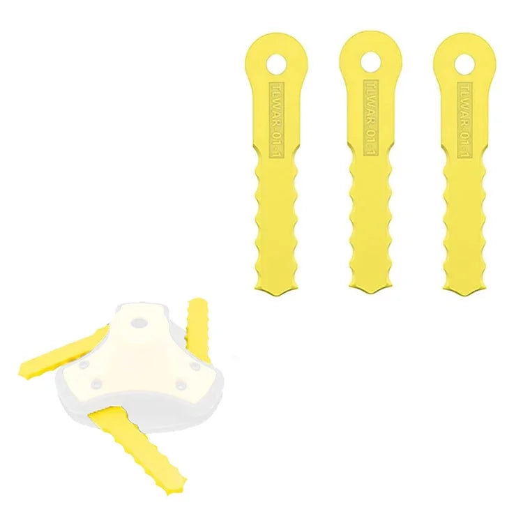 3PCS 70289-1 (TLWR-01-1) Cutter Blades for Weed Warrior Lawn Mower Replacement Parts