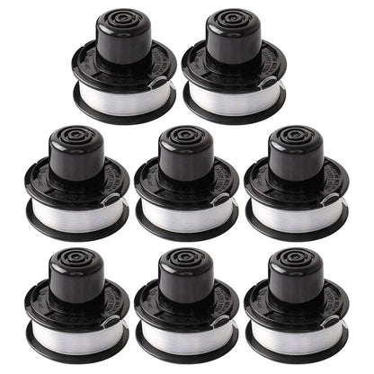 8 Pieces Spools RS-136-BKP Replacement Wire Reels for Black & Decker Lawn Mower