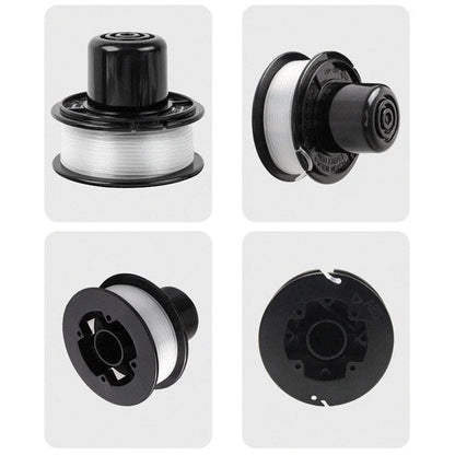 8 Pieces Spools RS-136-BKP Replacement Wire Reels for Black & Decker Lawn Mower