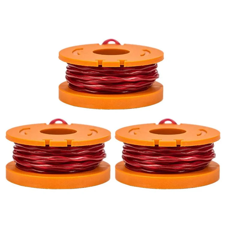 3PCS Replacement Spools for Worx Lawn Mower Replacement Wire Reels WA0010