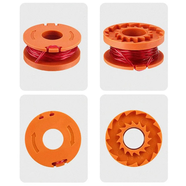 For Worx Lawn Mower Spools WA0010 Replacement Wire Reels (2 Pieces)