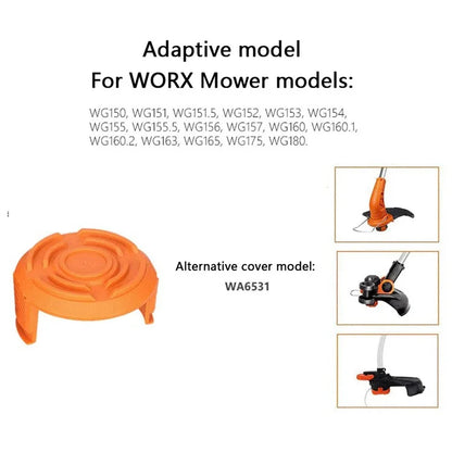 4Pcs WA6531 For Worx WG150 / WG151 / WG163 / G165 Lawn Mower Spool Cap Spare Part
