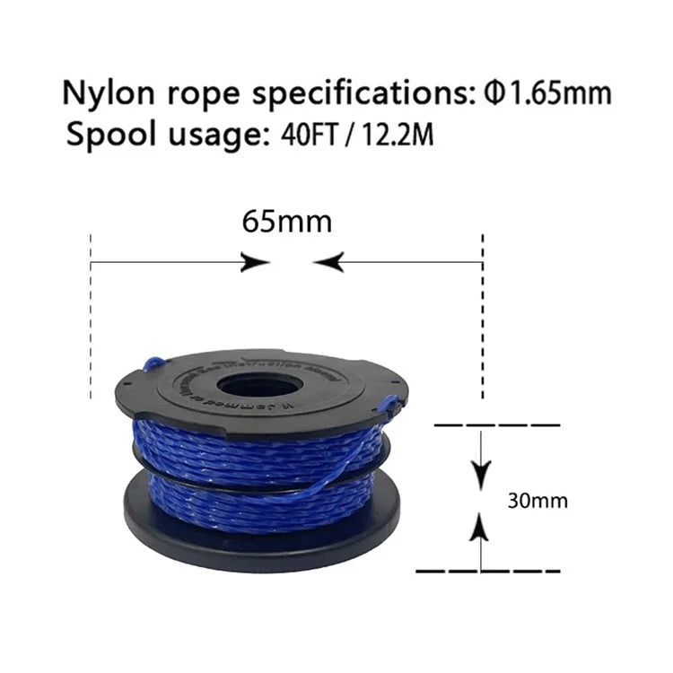 Replacement Spool for Black & Decker Lawn Trimmer Wire Reel A6441
