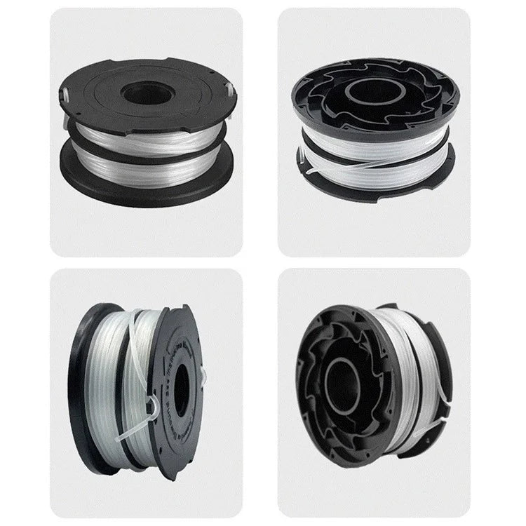 4Pcs DF-065-BKP For Black & Decker GH710 / GH700 / GH750 Lawn Mower Wire Reels