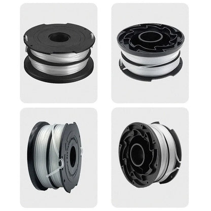 6Pcs For Black & Decker GH710 / GH700 / GH750 Spools Lawn Mower Replacement Line Reels, DF-065-BKP