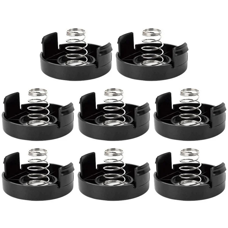 For Black & Decker ST1000 / ST3000 / ST4000 / ST4500 Lawn Mower 8 Spool Cap with Spring, 682378-02