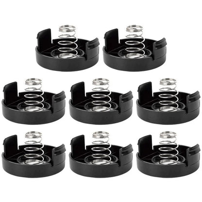 For Black & Decker ST1000 / ST3000 / ST4000 / ST4500 Lawn Mower 8 Spool Cap with Spring, 682378-02