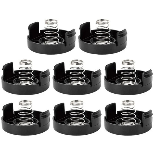 For Black & Decker ST1000 / ST3000 / ST4000 / ST4500 Lawn Mower 8 Spool Cap with Spring, 682378-02