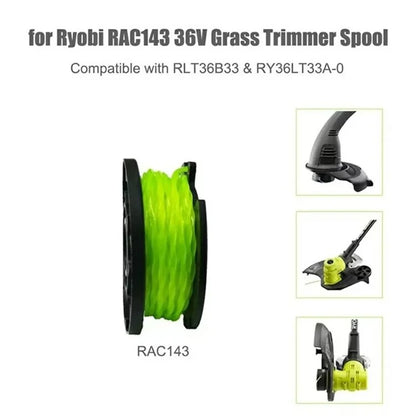 4Pcs for Ryobi RLT36B33 / RY36LT33A-0 36V Grass Trimmer Line Spools Lawn Mower Nylon Rope Spool, RAC143