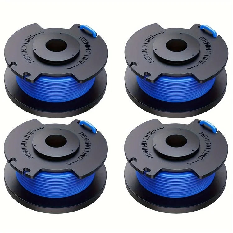 4Pcs For Ryobi 18V / 24V / 40V Lawn Mower Line Spool Garden Grass Trimmer Part, AC14RL3A