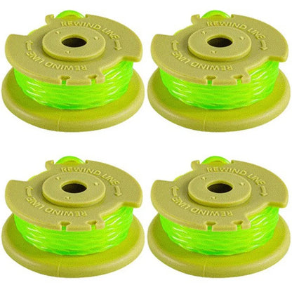 4 Pieces Spools for Ryobi Lawn Mower Nylon Wire Reels Replacement AC80RL3