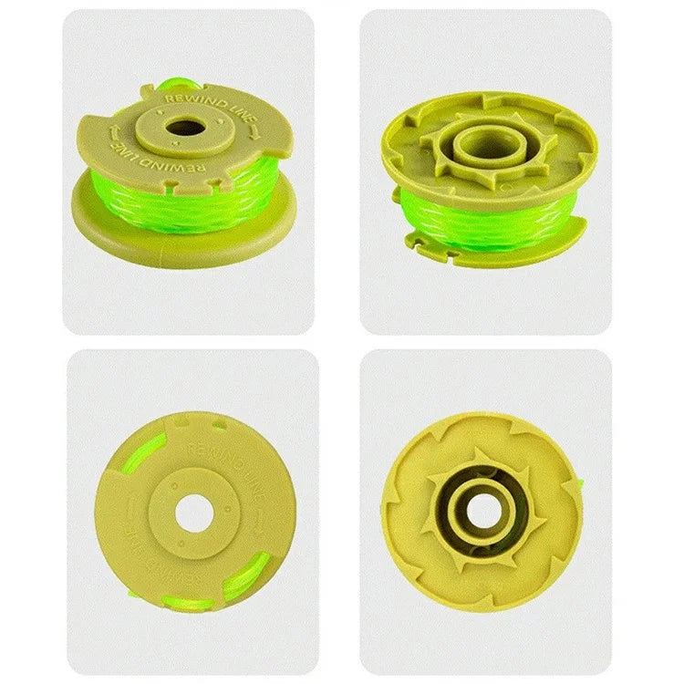 For Ryobi One+ 18V 24V 40V Lawn Mower 8 Spool + 1 Spool Cap, AC80RL3+AC14HCA