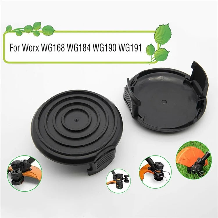 3Pcs WA0037 Spool Cap for Worx WG184 / WG190 / WG191 / WG168 Lawn Mower Spool Cover
