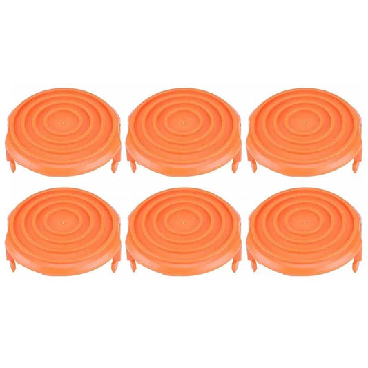 6PCS Wire Reel Cap Compatible with Worx Lawn Mower Spool Cover Lid 50019417