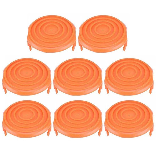 8 Pieces Wire Reel Protection Cap for Worx Lawn Mower Spool Cover Lid 50019417