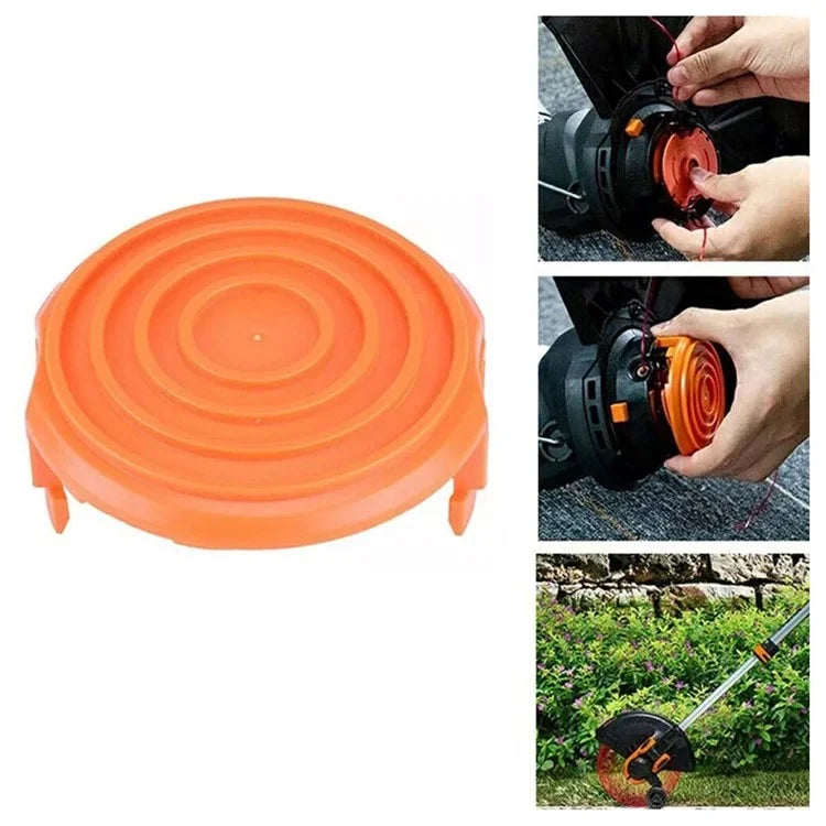 3PCS For Worx Lawn Mower Spool Cover Lid 50019417 Wire Reel ABS Cap