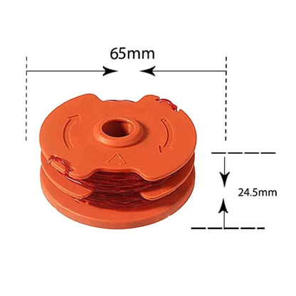 3Pcs Lawn Trimmer Wire Reels for Worx Lawn Mower WA0007 Line Spools