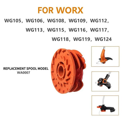 1Pc Wire Reel for Worx WG115 / WG116 / WG117 / WG118 Lawn Mower Line Spool, WA0007