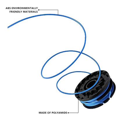 For Greenworks 2101602 / 2101602A Lawn Mower 2900719 10Pcs Line Spools with 1Pc Spool Cap