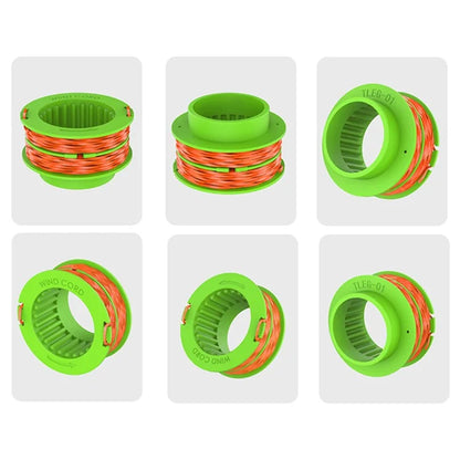 3Pcs 15ft  /  4.6m Line Spools for EGO POWER+ 15-inch Lawn Mower ST1500  /  ST1500-S  /  ST1502, AS1300