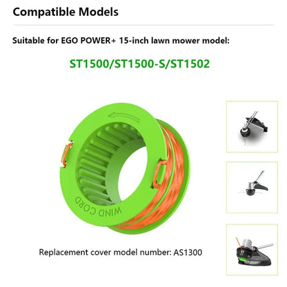 4Pcs AS1300 Line Spools for EGO POWER+ 15-inch Lawn Mower ST1500 / ST1500-S / ST1502