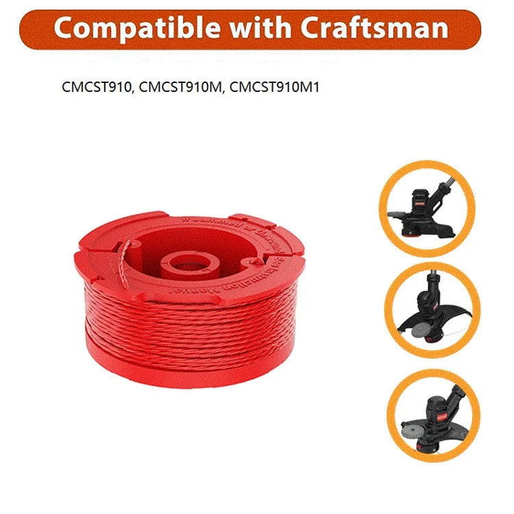 6Pcs Wire Reel for Craftsman CMCST910 / CMCST910M / CMCST910M1 Lawn Mower Line Spools, CMZST080