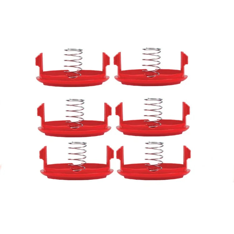 For Craftsman 6 Spool Caps + 6 Springs Lawn Mower Replacement Parts, CMZST120SC