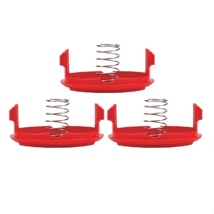 For Craftsman CMCST900 / CMCST910 Lawn Mower 3 Spool Cap + 3 Spring, CMZST120SC