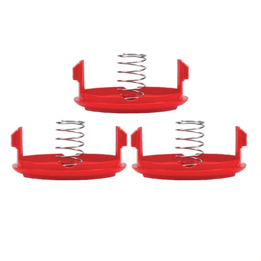 For Craftsman CMCST900 / CMCST910 Lawn Mower 3 Spool Cap + 3 Spring, CMZST120SC