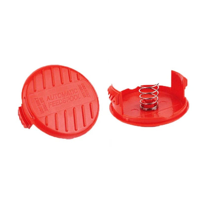 For Craftsman 4 ABS Spool Caps + 4 Metal Springs Lawn Mower Replacement Parts, CMZST120SC