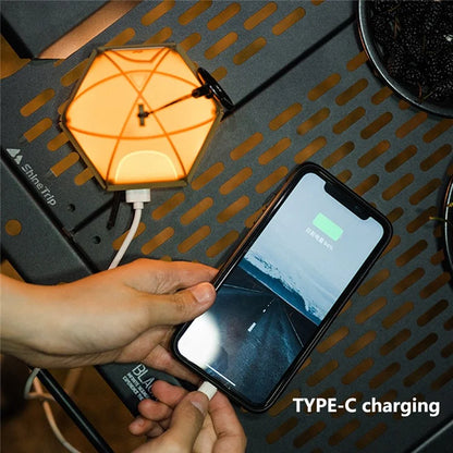SHINETRIP ST-05 IPX4 Waterproof Outdoor Hanging Tent Camping Light with 4 Light Modes 2000mAh Large Capacity Battery