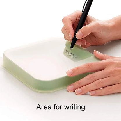 Portable Sandwich Toast Box Silicone + PP Food Container Kids Lunch Bento Box (BPA Free, No FDA)
