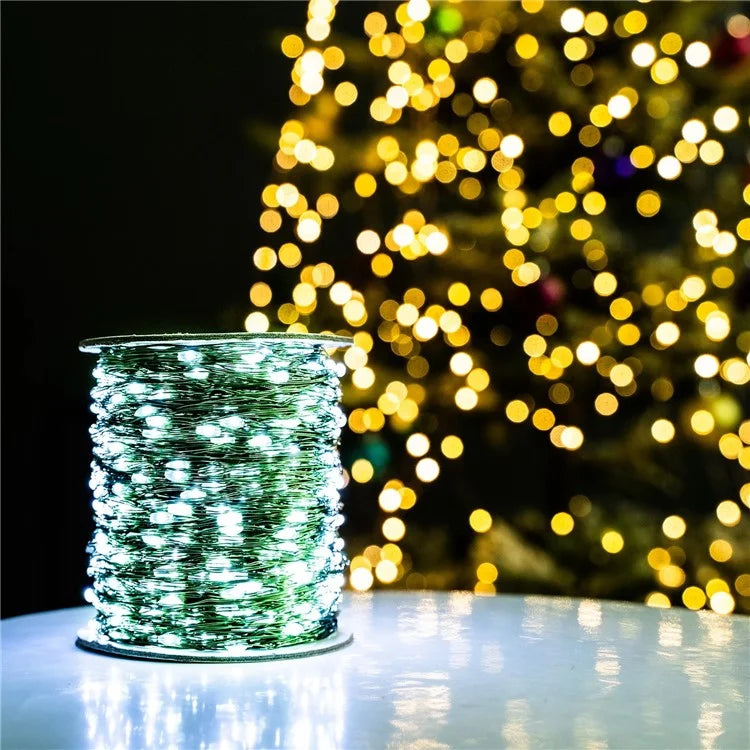 100m 1000 Leds 8 Modes IP44 Waterproof Copper Wire String Light Outdoor Decoration