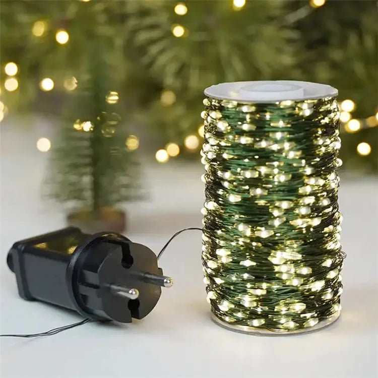 30m 300 Leds 8 Modes IP44 Waterproof Copper Wire String Light Outdoor Decoration