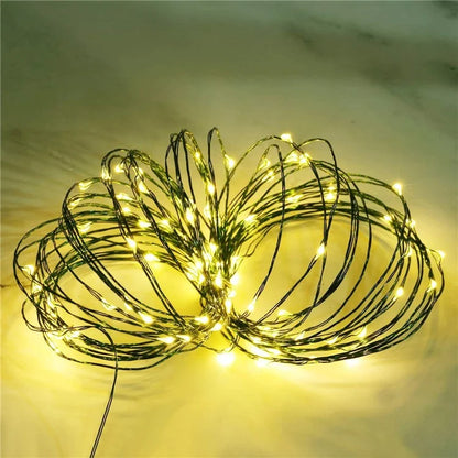 30m 300 Leds 8 Modes IP44 Waterproof Copper Wire String Light Outdoor Decoration
