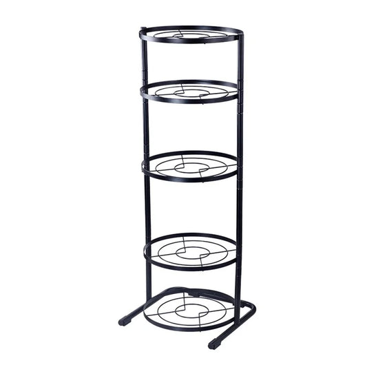 001-ZJ-GJ002 Kitchen Storage Rack 5-Tier Kitchen Pot Rack Metal Shelf Stand