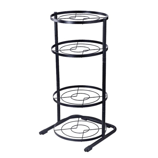 001-ZJ-GJ002 4-Tiers Pot Rack Organizers Metal Kitchen Utensils Stand