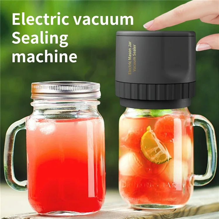 KZ-80 Digital Display Electric Mason Jar Vacuum Sealer Automatic Sealing Machine, Standard Version