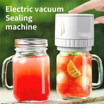 KZ-80 Digital Display Electric Mason Jar Vacuum Sealer Automatic Sealing Machine, Standard Version