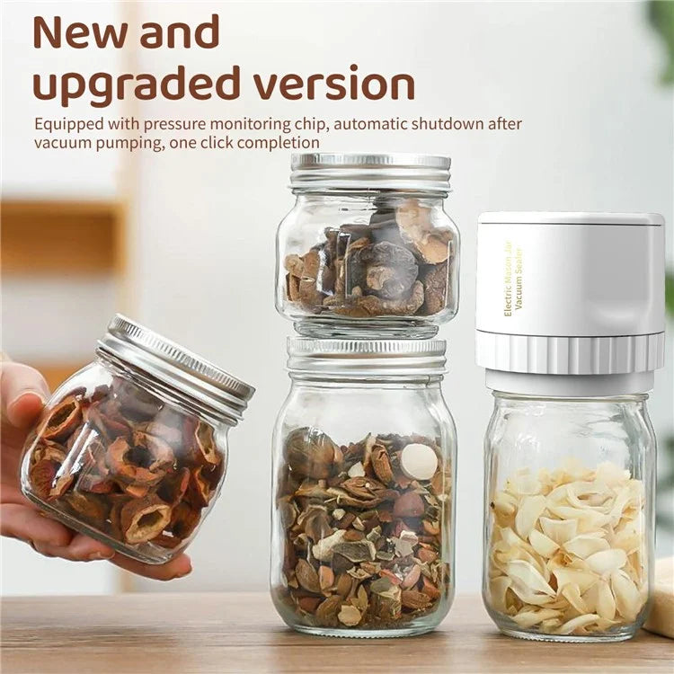 KZ-80S Digital Display Electric Mason Jar Vacuum Sealer Fully Automatic Sealing Machine