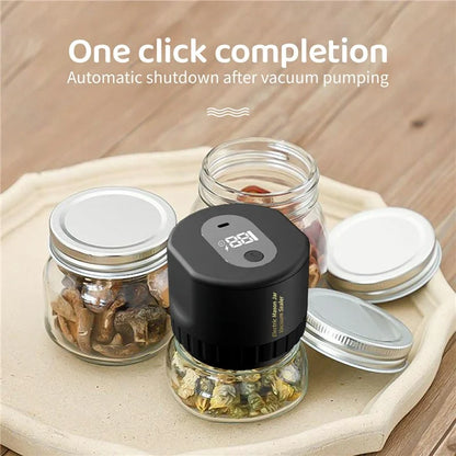 KZ-80S Digital Display Electric Mason Jar Vacuum Sealer Fully Automatic Sealing Machine