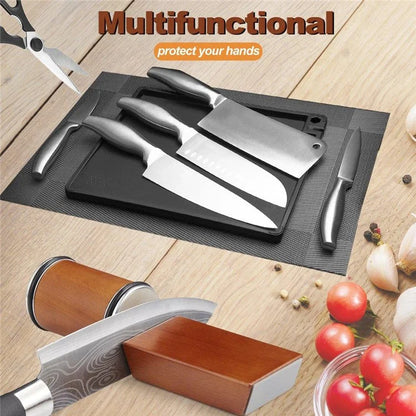 Beech+Metal Rolling Knife Sharpener Sharpening Tool for Knives and Scissors