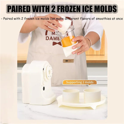 Electric Ice Shaver Shaved Ice Machine USB Rechargeable Portable Ice Crusher for Home