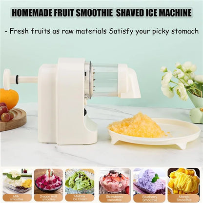 Electric Ice Shaver Shaved Ice Machine USB Rechargeable Portable Ice Crusher for Home