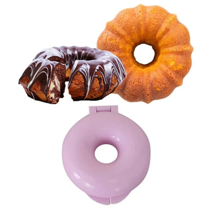 DIY Donut Mold for Baking Doughnut Cake Mould Baking Tool (No FDA, BPA-Free)