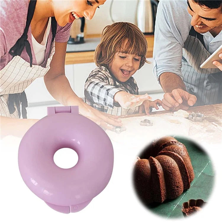DIY Donut Mold for Baking Doughnut Cake Mould Baking Tool (No FDA, BPA-Free)