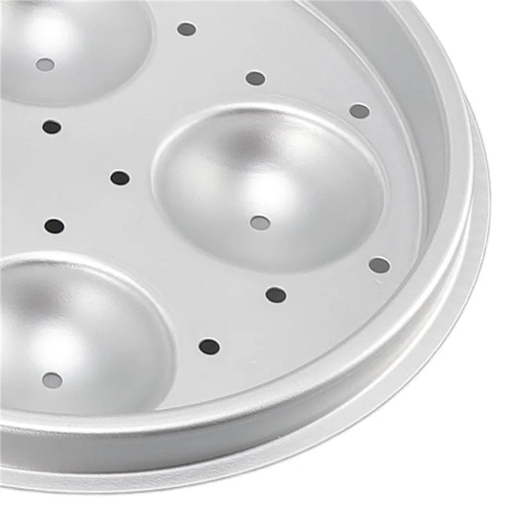 Microwave Oven Egg Steamer 4 Grids Egg Cooker Egg Boiler with Egg Cutter Tool for Home Breakfast