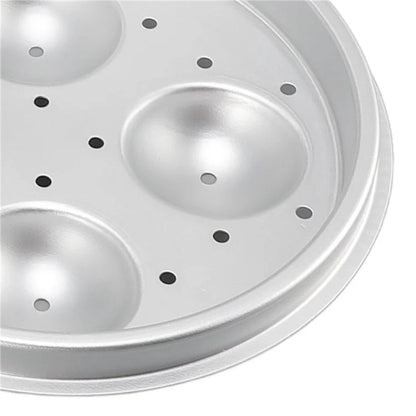 Microwave Oven Egg Steamer 4 Grids Egg Cooker Egg Boiler with Egg Cutter Tool for Home Breakfast