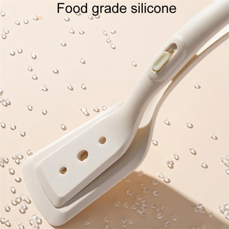 Kitchen Steak Tong Silicone Spatula Anti-Scalding Frying Fish Clip (No FDA Certification, BPA Free)
