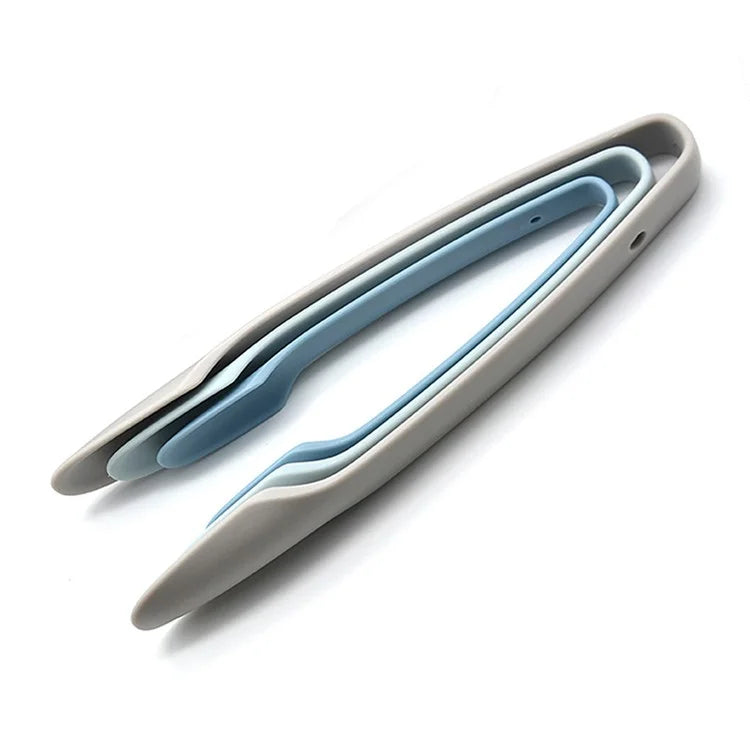 3Pcs / Set Food Tongs PP Salad Bacon Steak Clamp Food Bread Clip (BPA Free, No FDA Certificate)